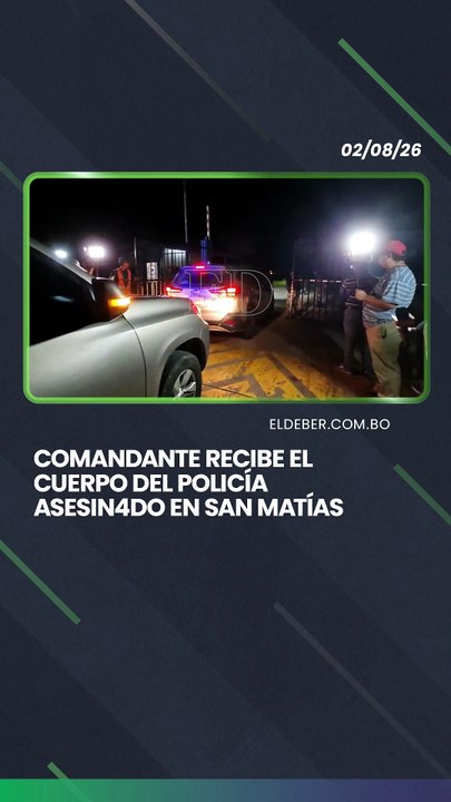 Comandante recibe el cuerpo del policía asesin4do en San Matías