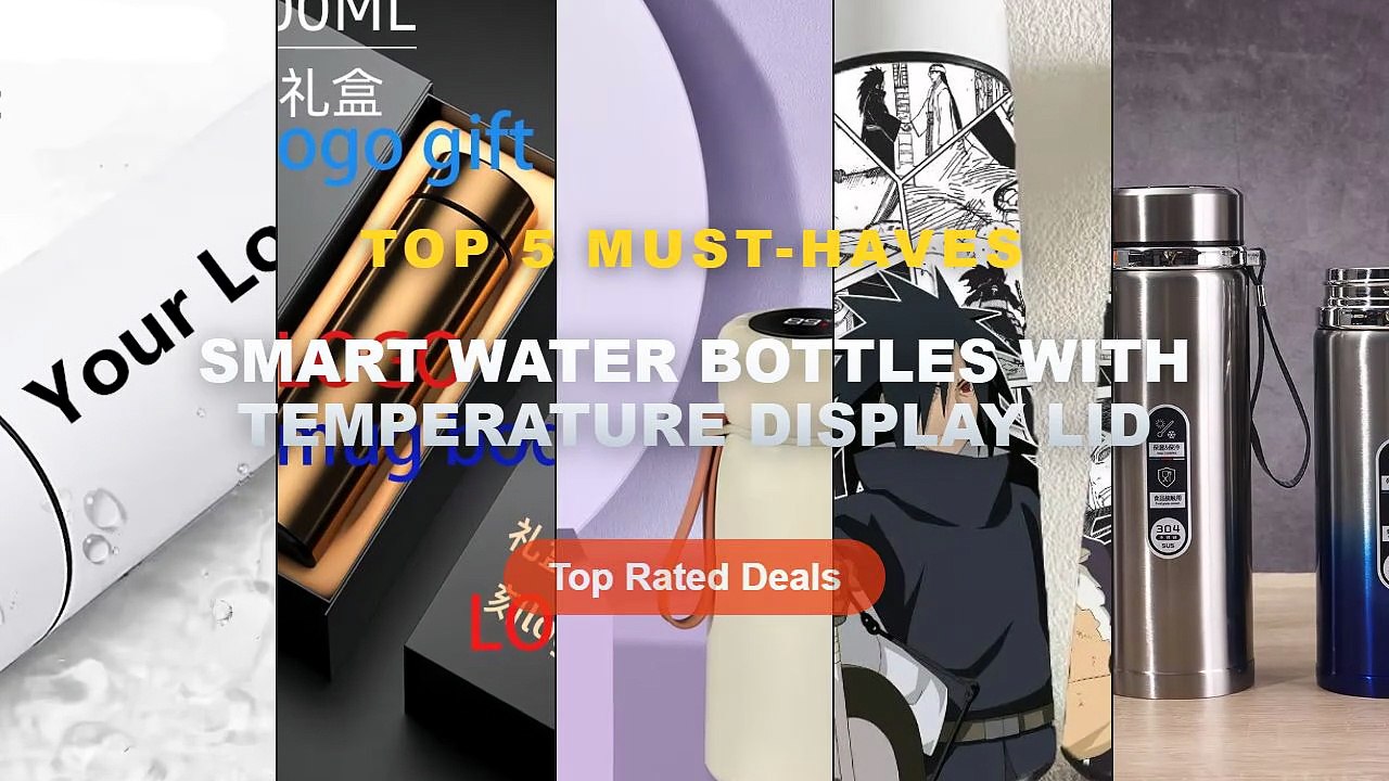 Best Smart Water Bottles With Temperature Displ...