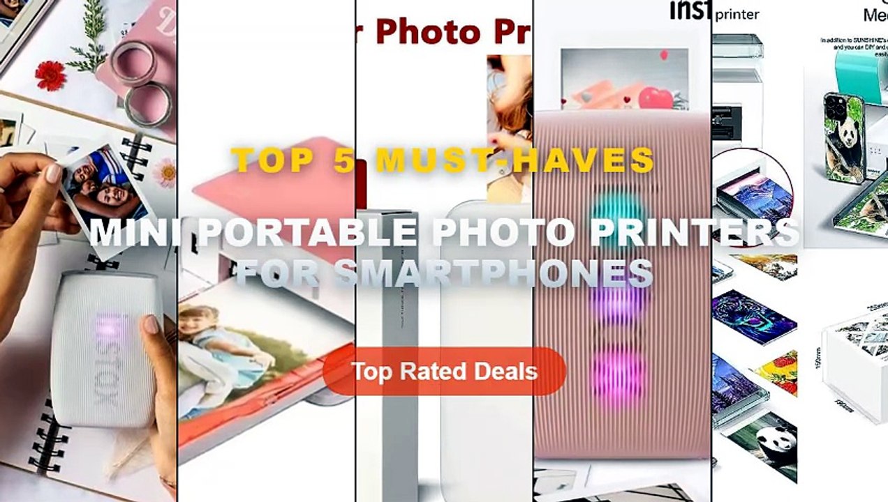Best Mini Portable Photo Printers For Smartphones on AliExpress | Review - Fujifilm Instax Bluetooth 4.2 Smartphone Phot...