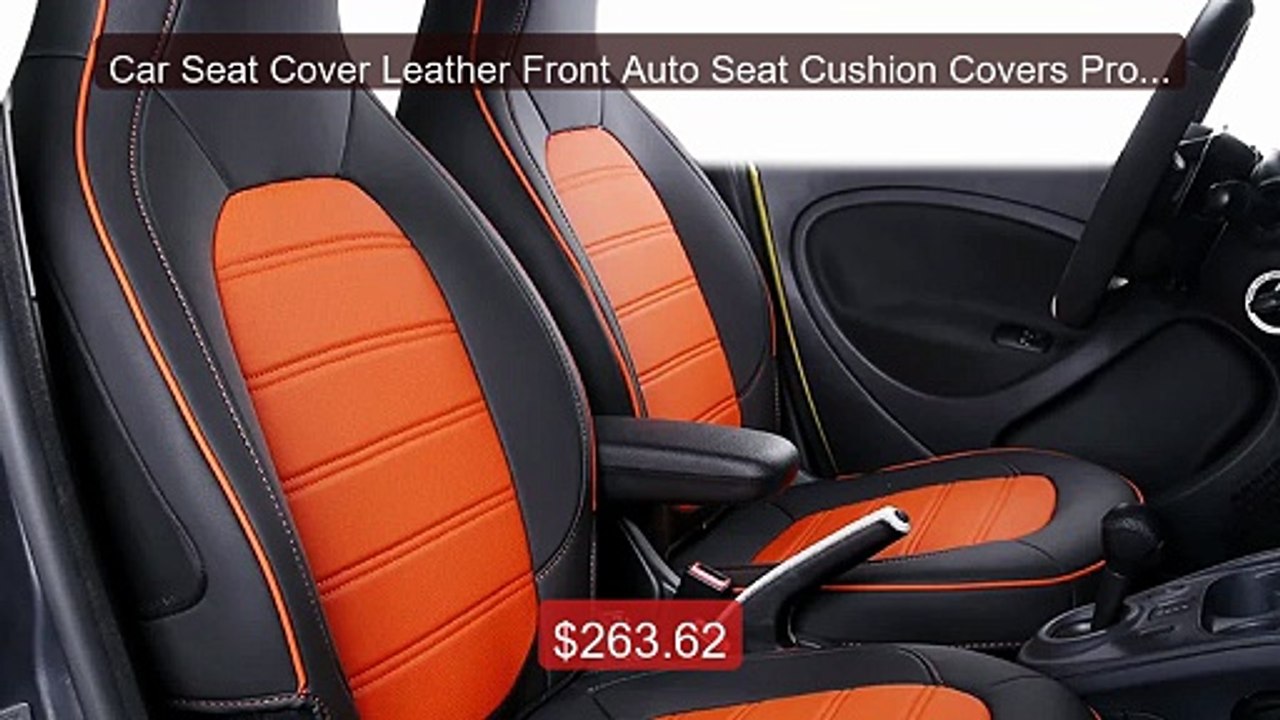 Car Seat Cover Leather Front Auto Seat Cushion Covers Protect... -- Amazing Value 2026 | Must Have!