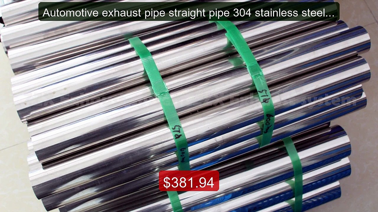 Automotive exhaust pipe straight pipe 304 stain...