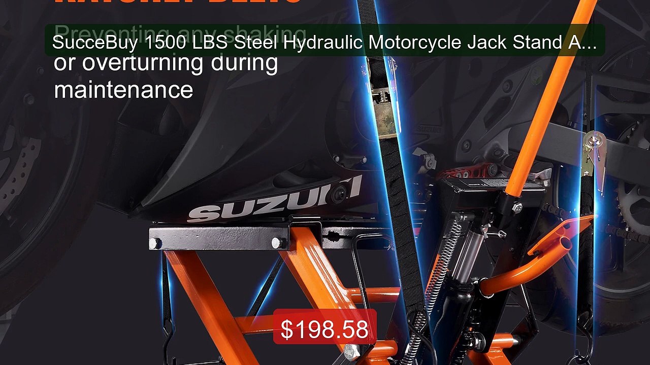 SucceBuy 1500 LBS Steel Hydraulic Motorcycle Jack Stand ATV Scissor... -- Top Rated 2026 | Buy Now!