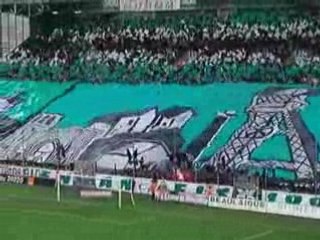 Asse - Chateauroux 0304 Tifo Sur 4 Tribunes Magic Fans 91 Gr