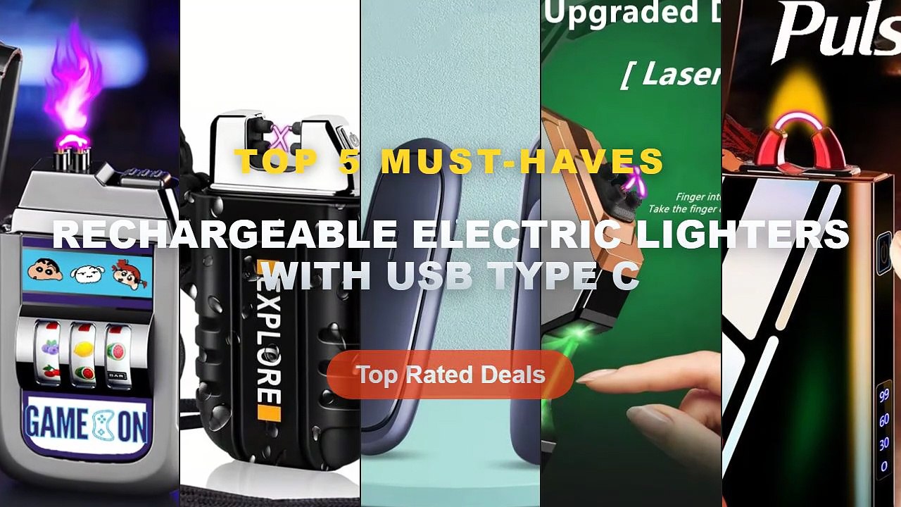 Amazing Rechargeable Electric Lighters With USB...
