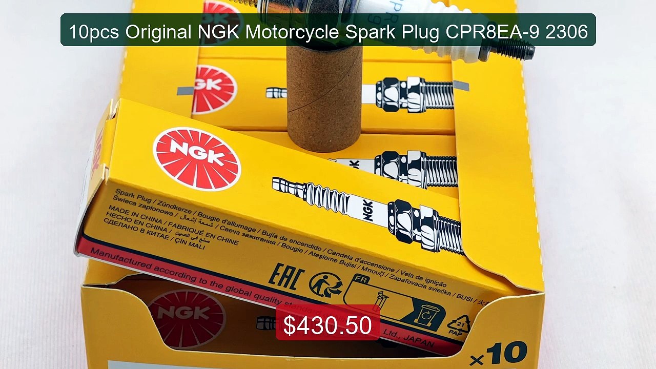 10pcs Original NGK Motorcycle Spark Plug CPR8EA...