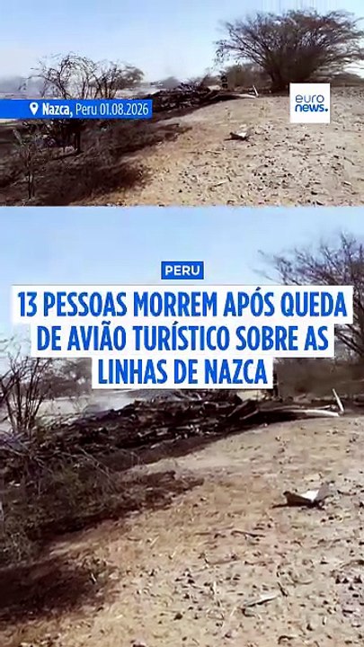13 mortos no Peru depois de queda de avião turístico sobre as linhas de Nazca