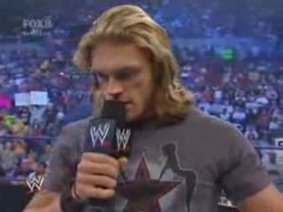 WWE Smackdown 11 7 08  Edge confronts vickie