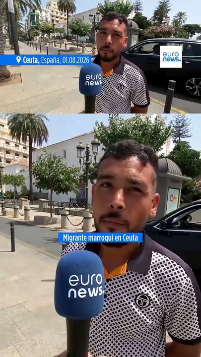 Migrante en Ceuta: "Vine para buscarme la vida" y no tengo intención de volver