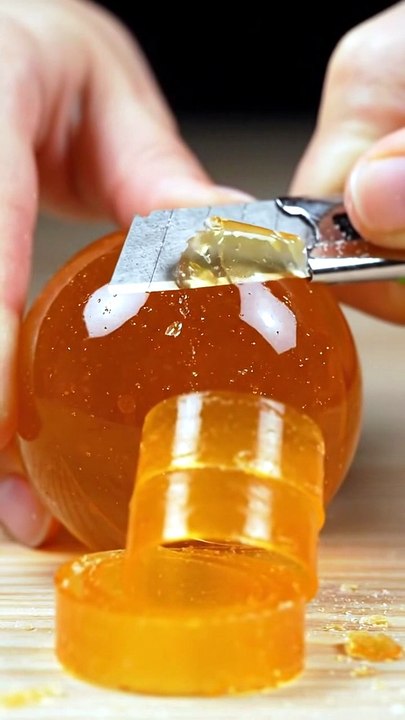 Transparent Soap Sphere Peeling ASMR | Satisfying Clear Soap Layer Removal