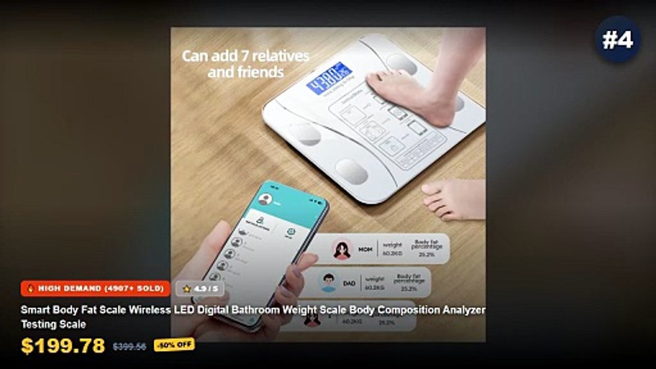 Cheap & Best Smart Body Fat Scales With Phone App Unboxing & Review - Smart Body Fat Scale Wireless LED Digital Bathroom...