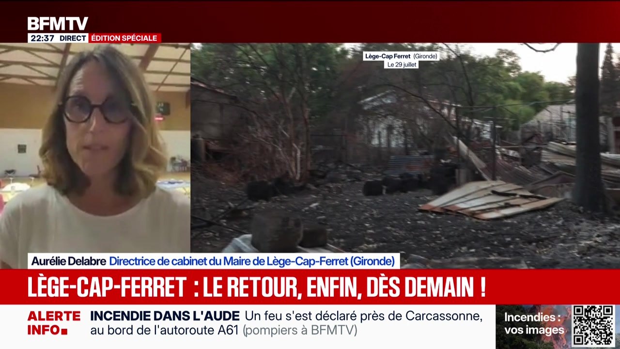 Carcassonne : un important départ de feu sur l'A61 – 02/08