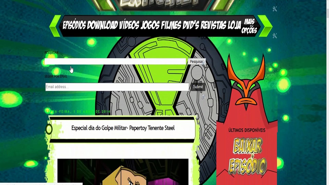 26 Tutorial - Papercraft do Tenente Still- Ben 10 Clássico e Omniverse