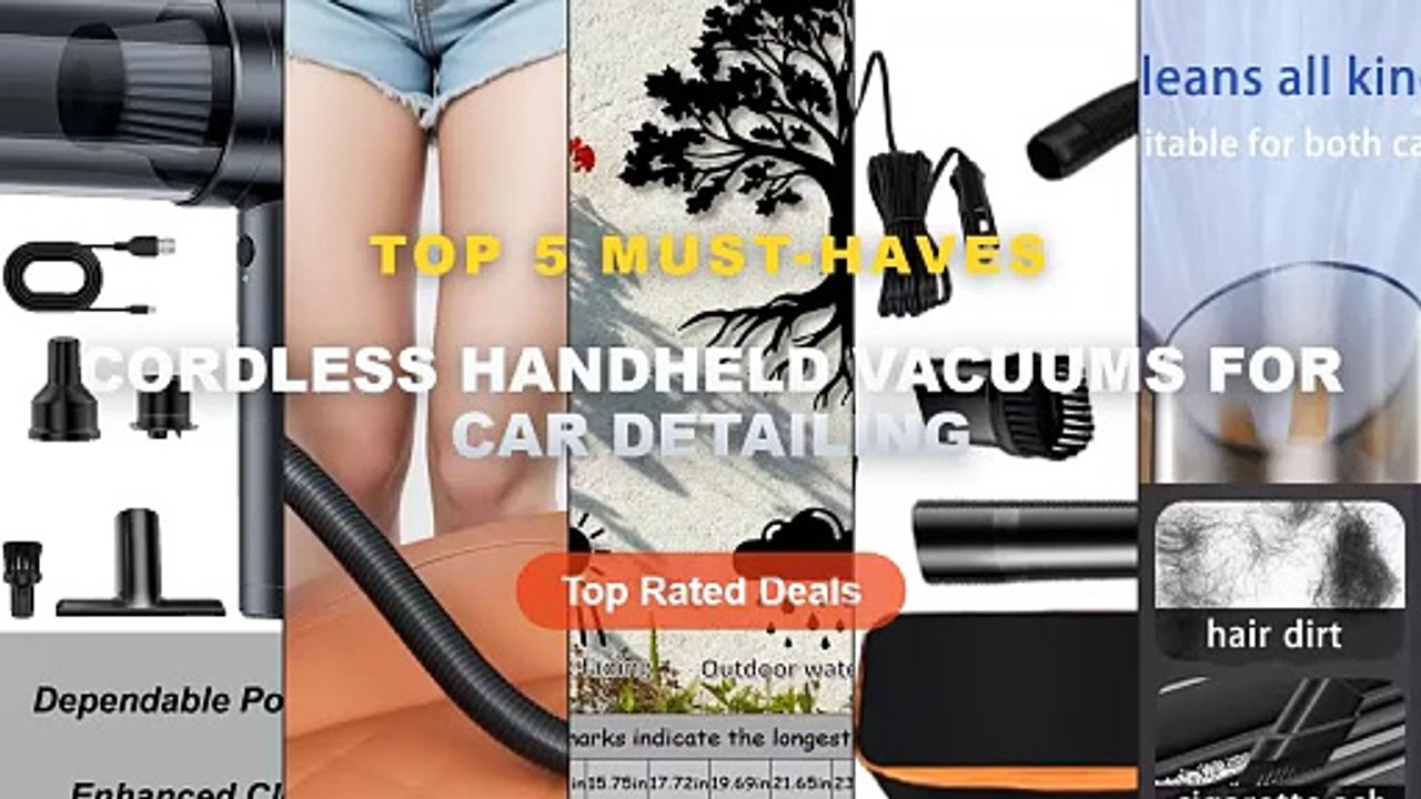 Don't Buy Cordless Handheld Vacuums For Car Detailing Before Watching This! - Cordless Handheld Vacuum Rechargeable Car ...
