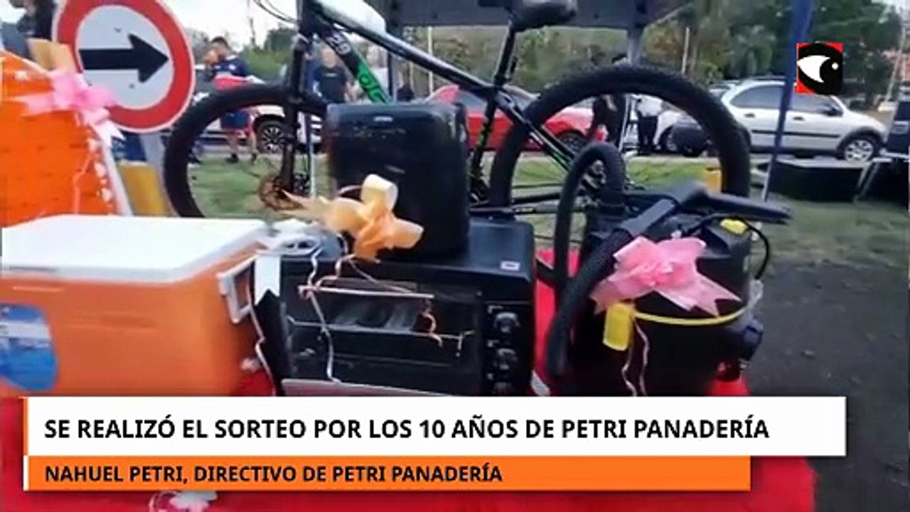 SE REALIZÓ EL SORTEO POR LOS 10 AÑOS DE PETRI PANADERÍA