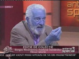Sergiu Nicolaescu la Antena 1, Part Tow