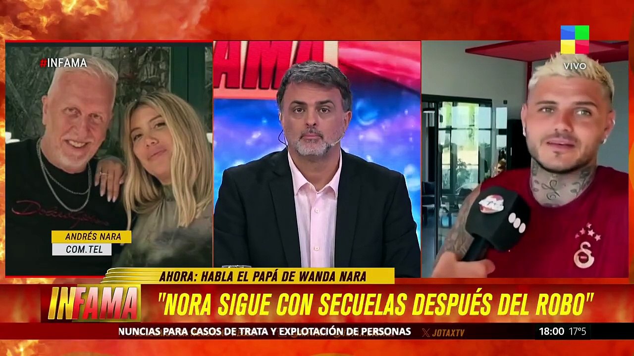 El inesperado giro de Andrés Nara: fulminó a Mauro Icardi y terminó respaldando a la China Suárez