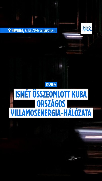 Újabb üzemzavar: vasárnap késő este csaknem egész Kuba áram nélkül maradt