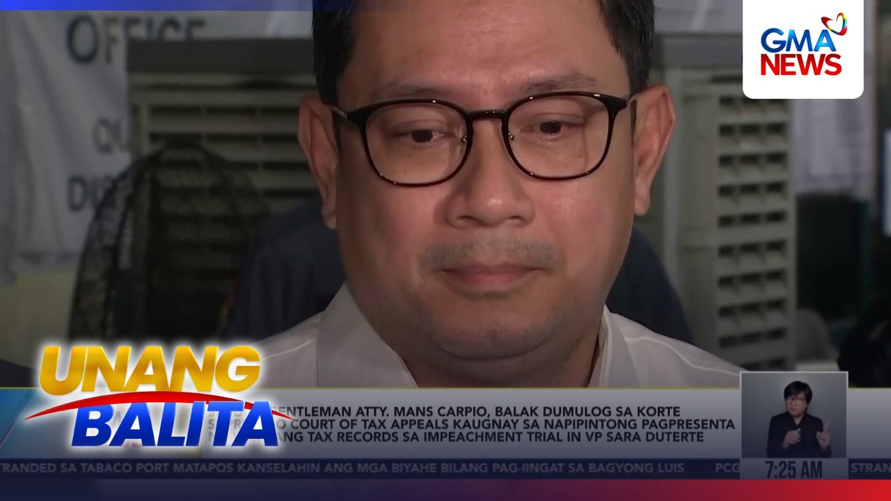 Second Gentleman Atty. Mans Carpio, balak dumul...
