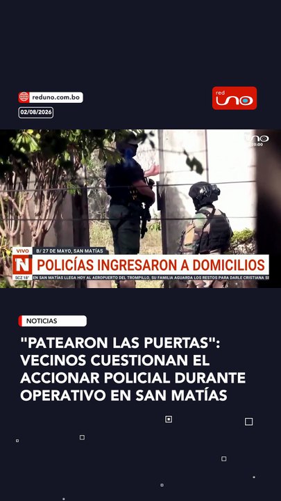 "Patearon las puertas": vecinos cuestionan el accionar policial durante operativo en san matías