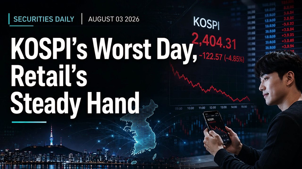 KOSPI's Worst Day, Retail's Steady Hand | August 3 2026
