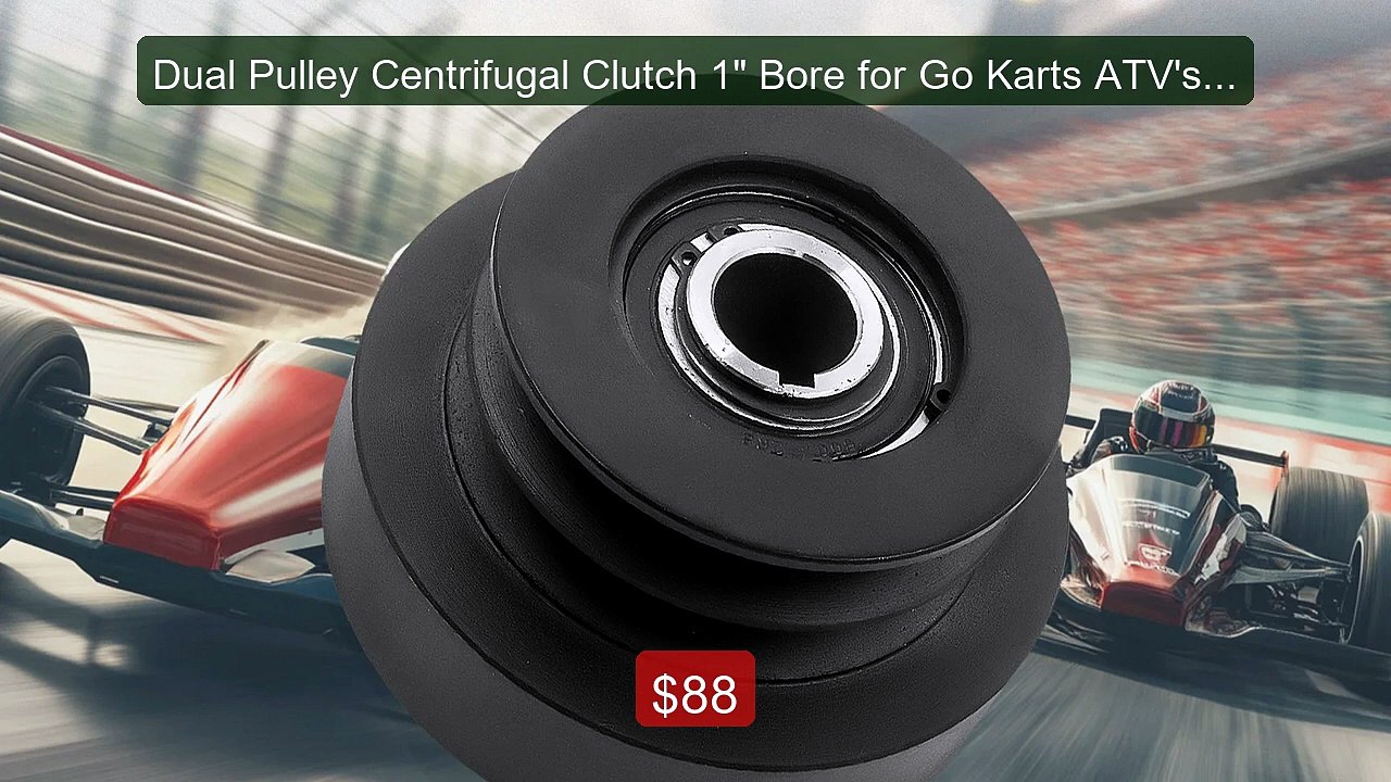 Dual Pulley Centrifugal Clutch 1" Bore for Go Karts ATV's 8HP-... -- Best Buy 2026 | Great Quality!