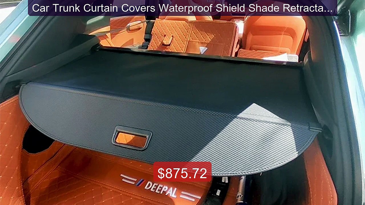 Car Trunk Curtain Covers Waterproof Shield Shade Retractable L... -- Best Buy 2026 | Great Quality!