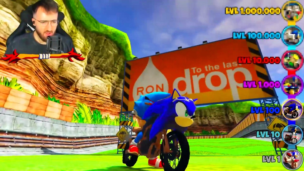 DE MOTO de SONIC 1$ a 1.000.000$ en GTA 5 !! (Sonic Movie mod)