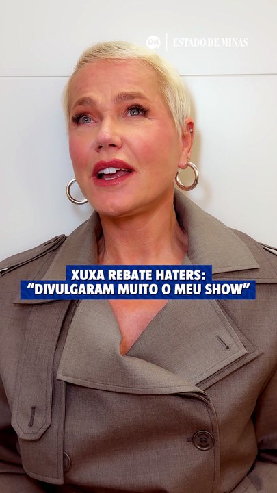 Xuxa rebate haters: "Divulgaram muito o meu show"
