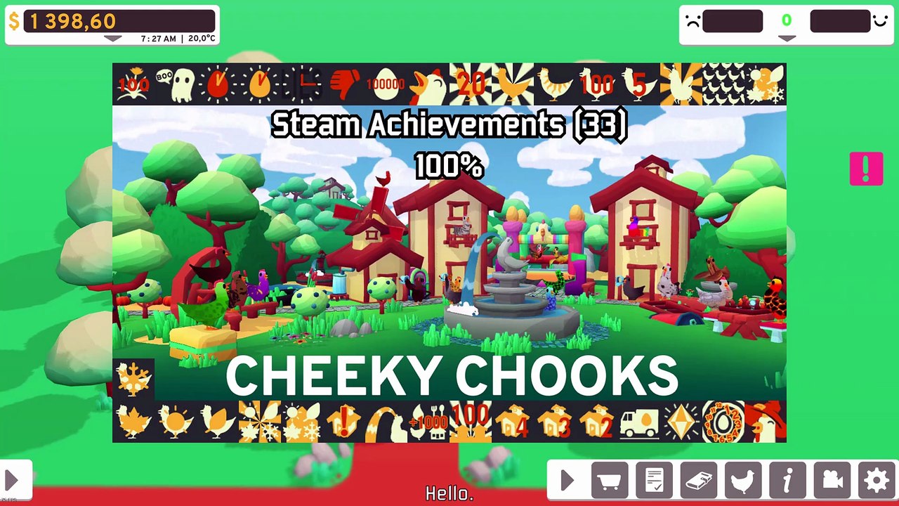 Cheeky Chooks | Steam Achievements (33), 100%
