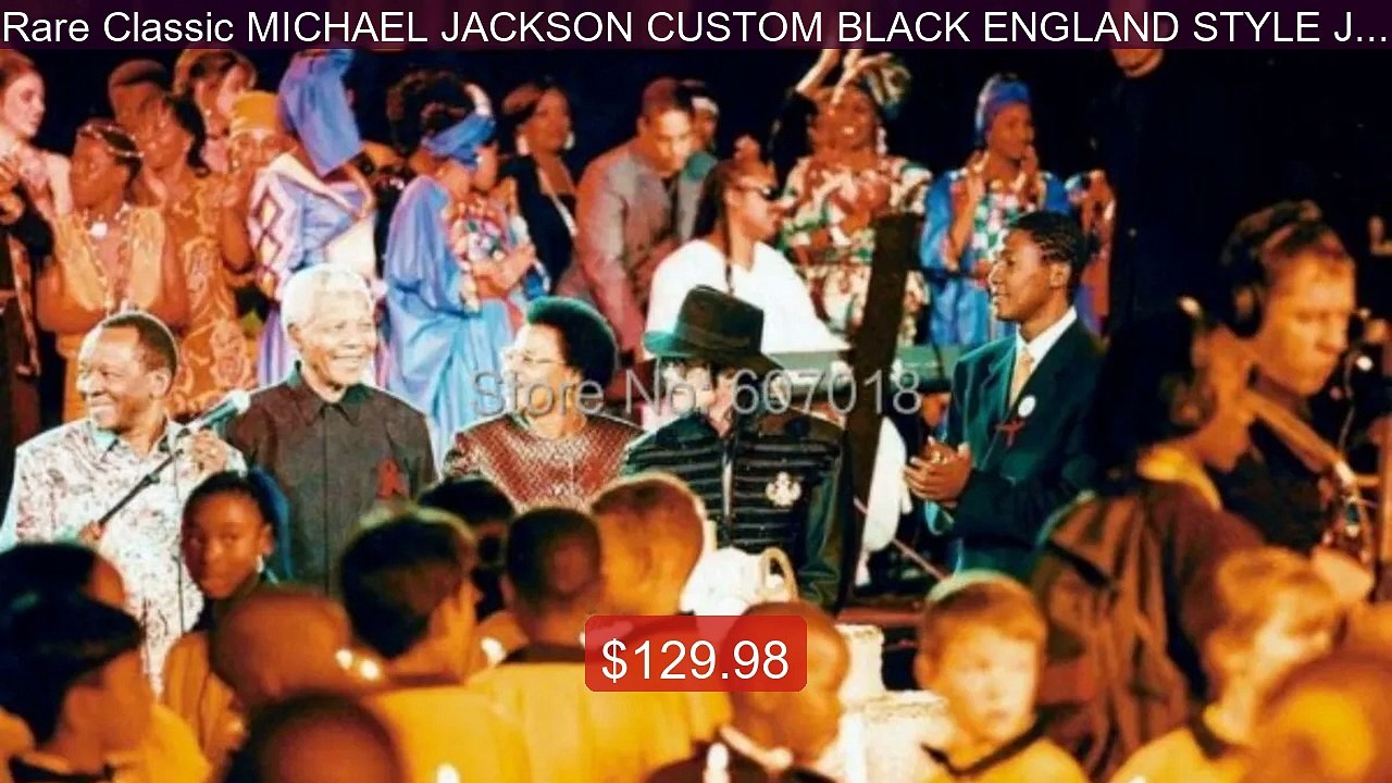 Rare Classic MICHAEL JACKSON CUSTOM BLACK ENGLAND STYLE JACKE... -- Amazing Value 2026 | Must Have!