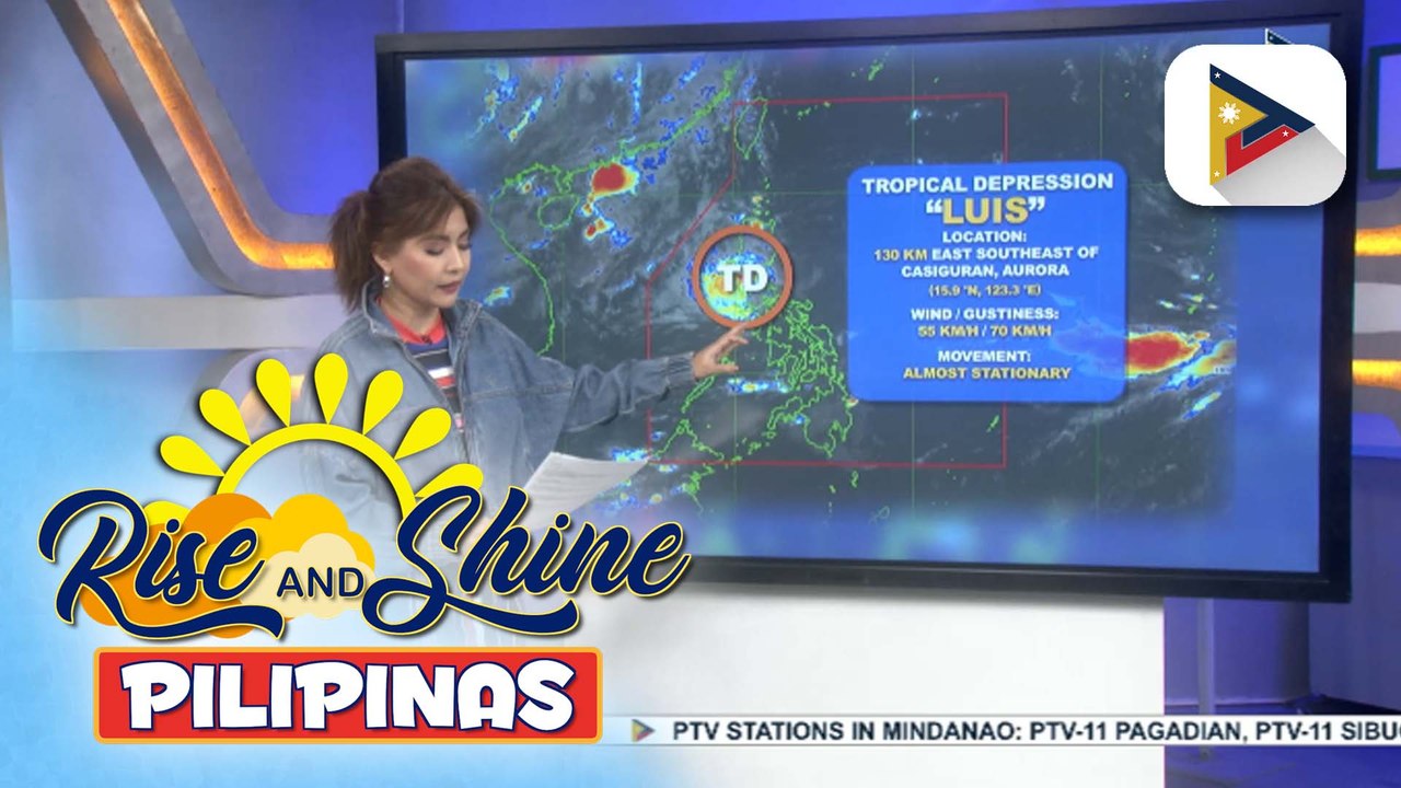 Bagyong #LuisPH, patuloy na magdadala ng mga pag-ulan sa malaking bahagi ng Luzon