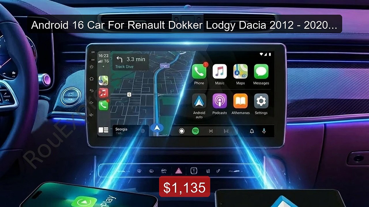 Android 16 Car For Renault Dokker Lodgy Dacia 2012 - 2020 Radio Mul... -- Top Rated 2026 | Buy Now!