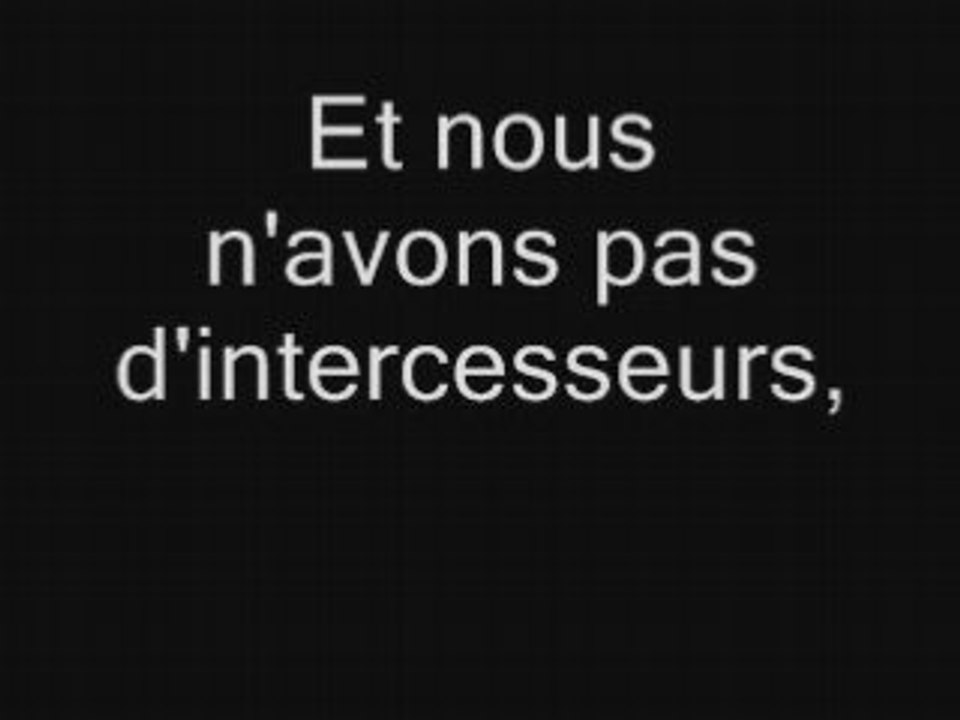 Vers ton Seigneur sera ce jour là le retour  2ème partie