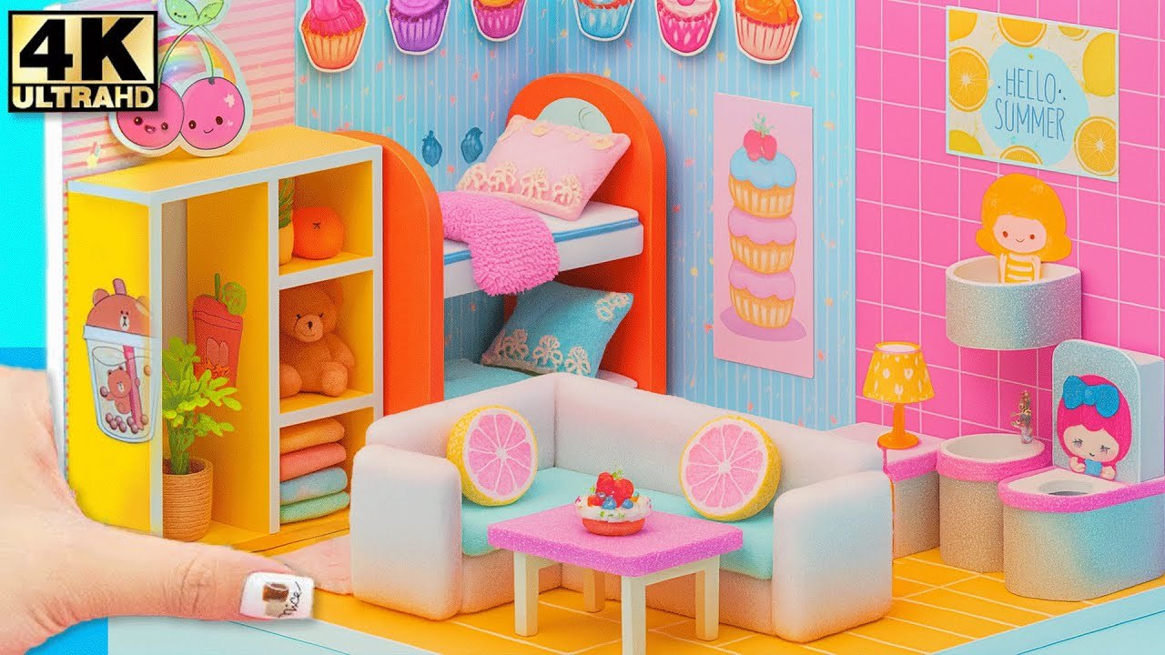 Make a Colorful Fruit House for Two | DIY Minia...