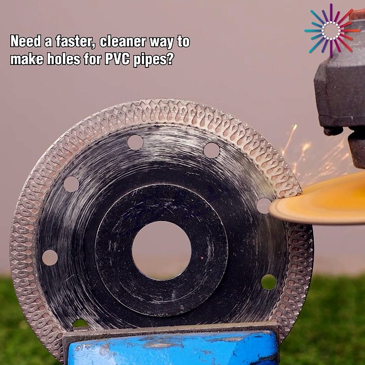 Level up your DIY game with this pipe hole opener! 🕳️