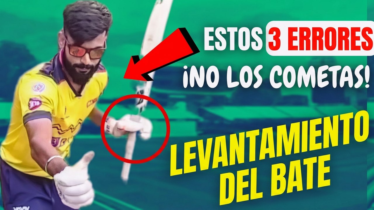 ¿Cómo mejorar tu backlift en cricket? Evita estos 3 errores comunes al batear