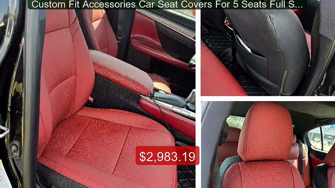 Custom Fit Accessories Car Seat Covers For 5 Seats Full Set T... -- Amazing Value 2026 | Must Have!