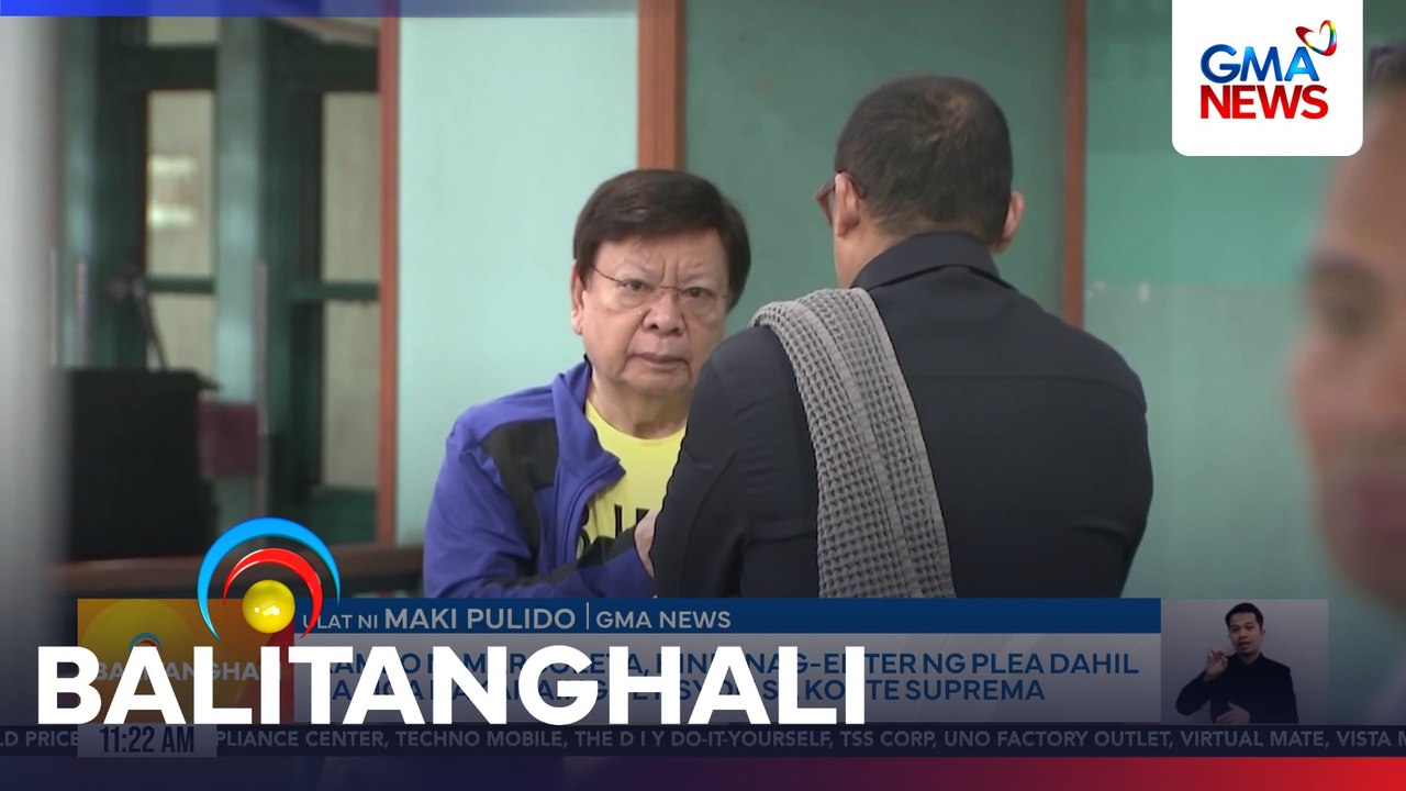 Sen. Marcoleta tumangging maghain ng tugon sa kasong paglabag sa PD 46; Korte, naghain ng not guilty plea; kapwa niya akusadong si Aristotle Viray, not guilty ang plea | Balitanghali