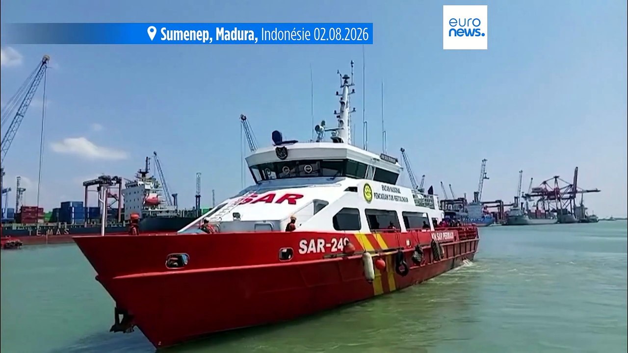 Incendie d'un ferry indonésien : au moins cinq morts et 41 disparus