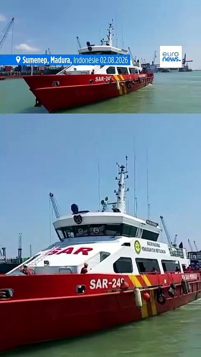 Incendie d'un ferry indonésien : au moins cinq morts et 41 disparus