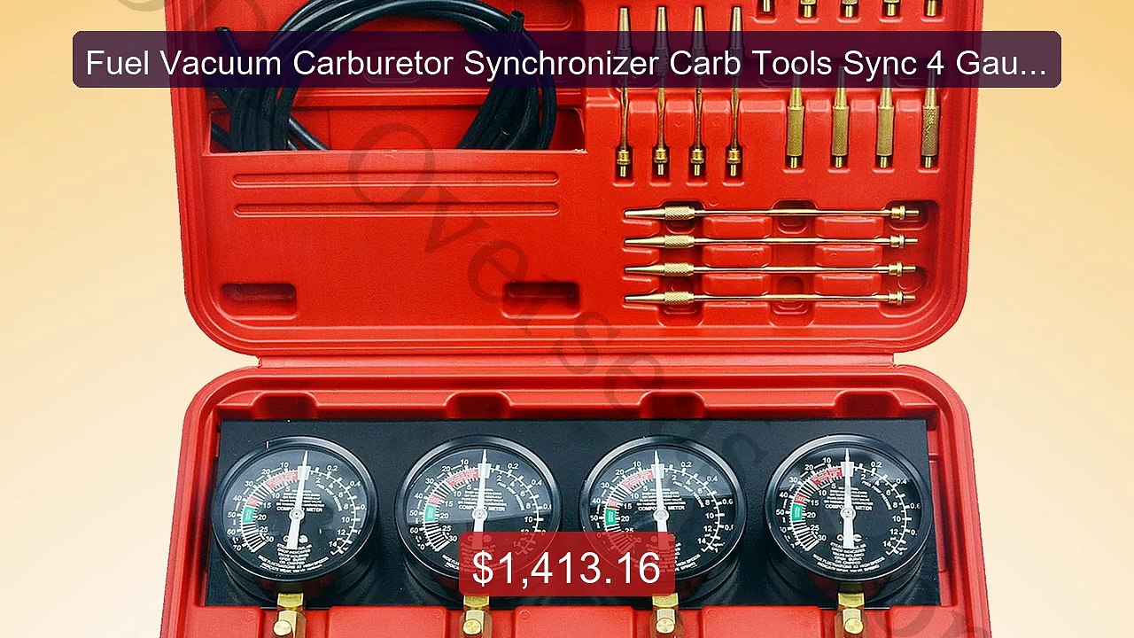 Fuel Vacuum Carburetor Synchronizer Carb Tools Sync 4 Gauge Se... -- Best Buy 2026 | Great Quality!