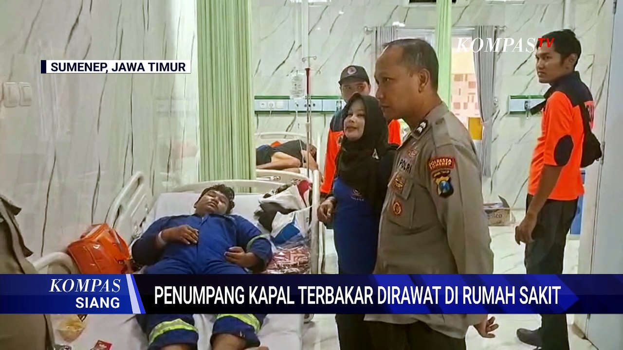 4 Korban Selamat Kebakaran KMP Mutiara Sentosa 2 Dirawat di RSI Garam Kalianget Sumenep