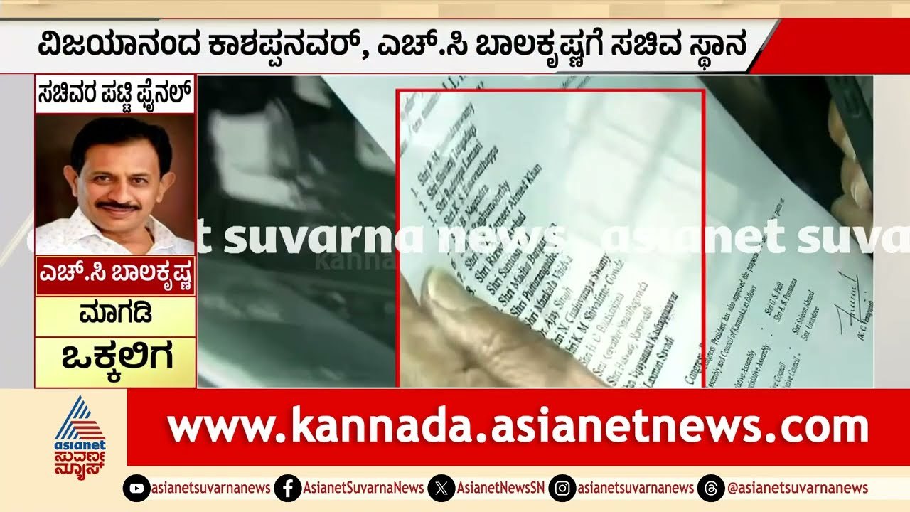 Cabinet Expansion: ರಾಜಭವನಕ್ಕೆ ತಲುಪಿತು ನೂತನ ಸಚಿವರ ಲಿಸ್ಟ್: ಇಂದು ಸಂಜೆ  ಪ್ರಮಾಣವಚನ! |DK Shivakumar