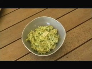 Courgettes au basilic et parmesan