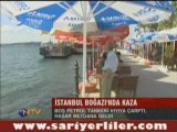 Tanker kaza sarıyer