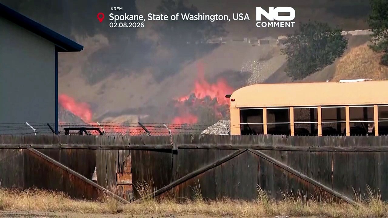 Waldbrände zerstören Hunderte Häuser nahe Spokane im US-Bundesstaat Washington