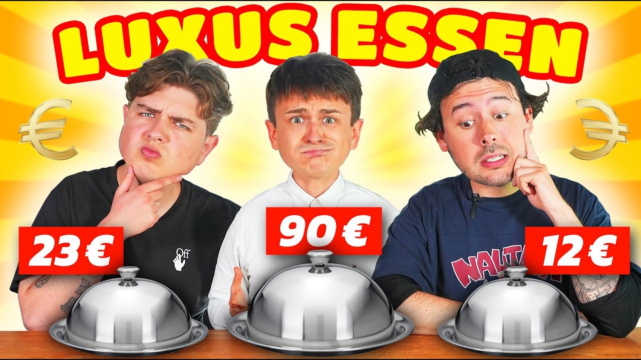 Preise von Luxus-ESSEN erraten! 💸🍷 mit CrispyRob & Smiley