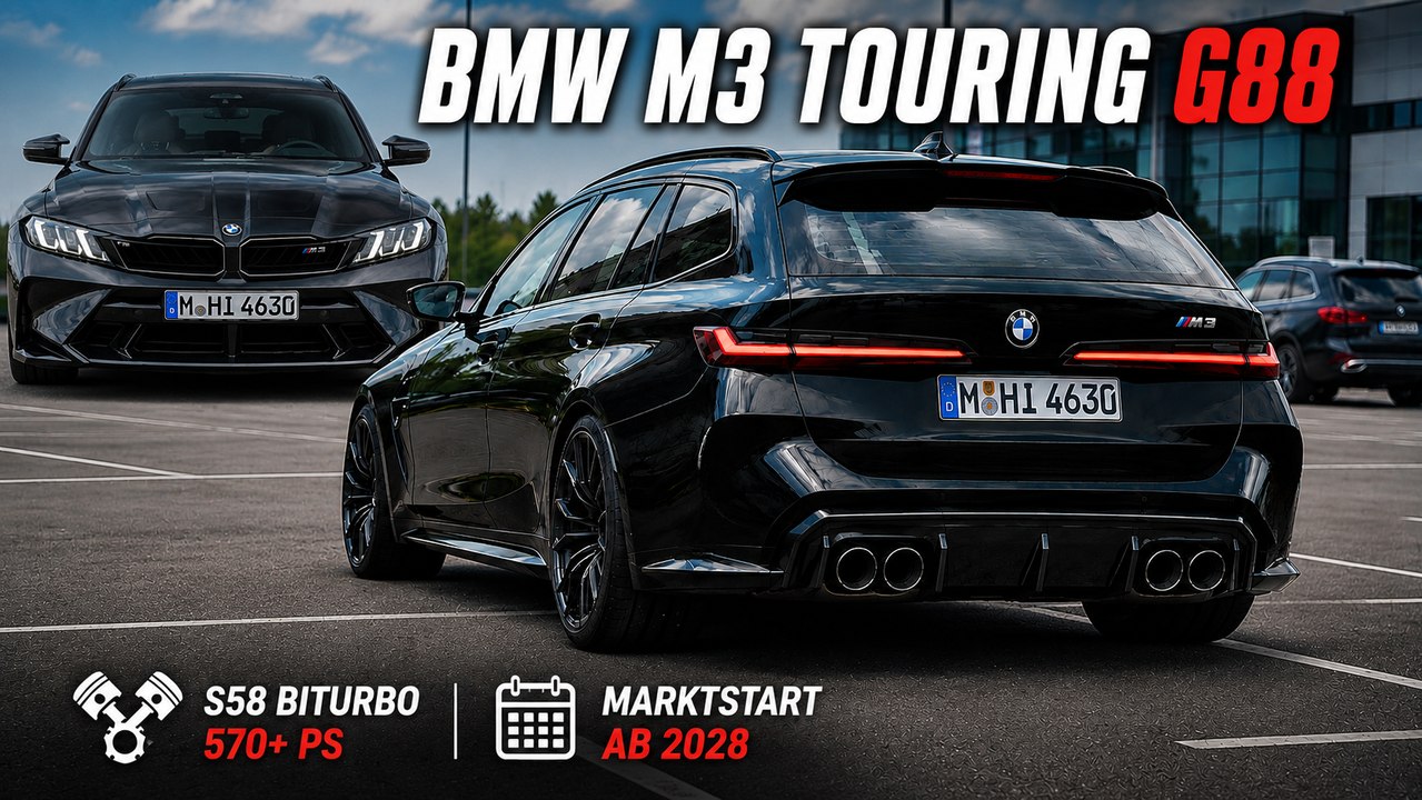 2028 BMW M3 Touring G88: Rendering zeigt den M-Kombi der Zukunft
