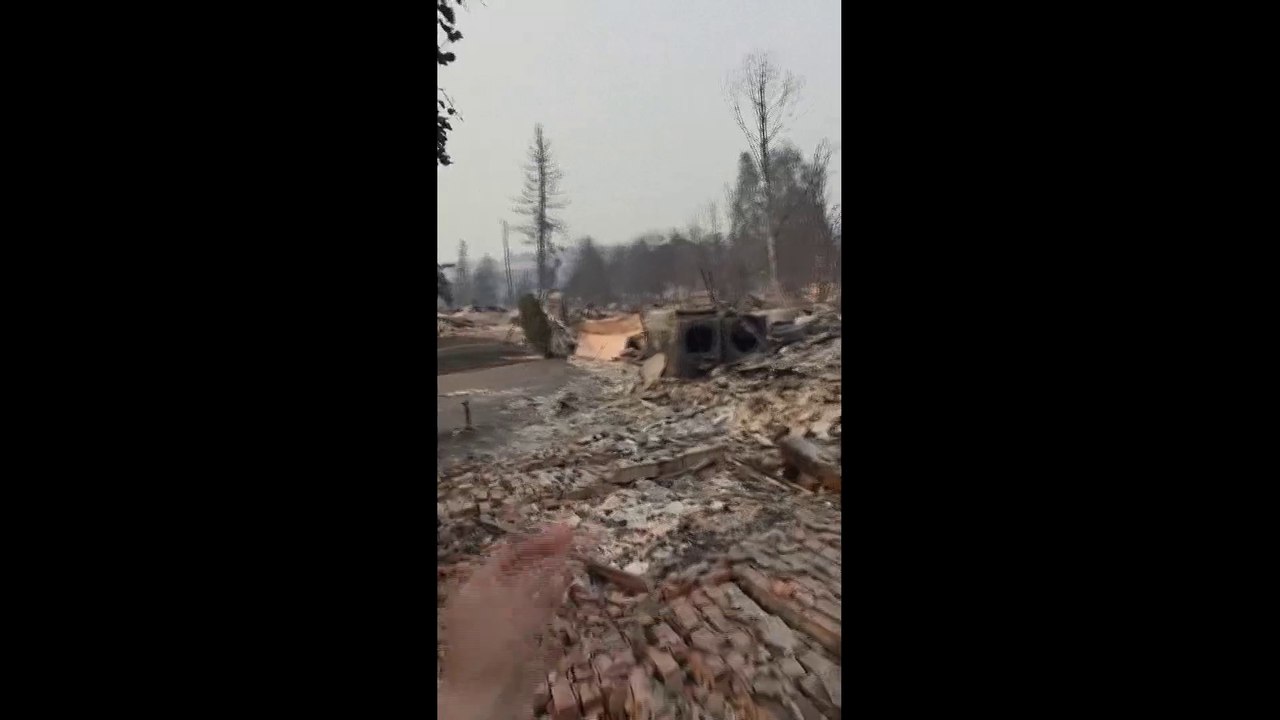 Les images impressionnantes de la ville de Spokane ravagée par les flammes