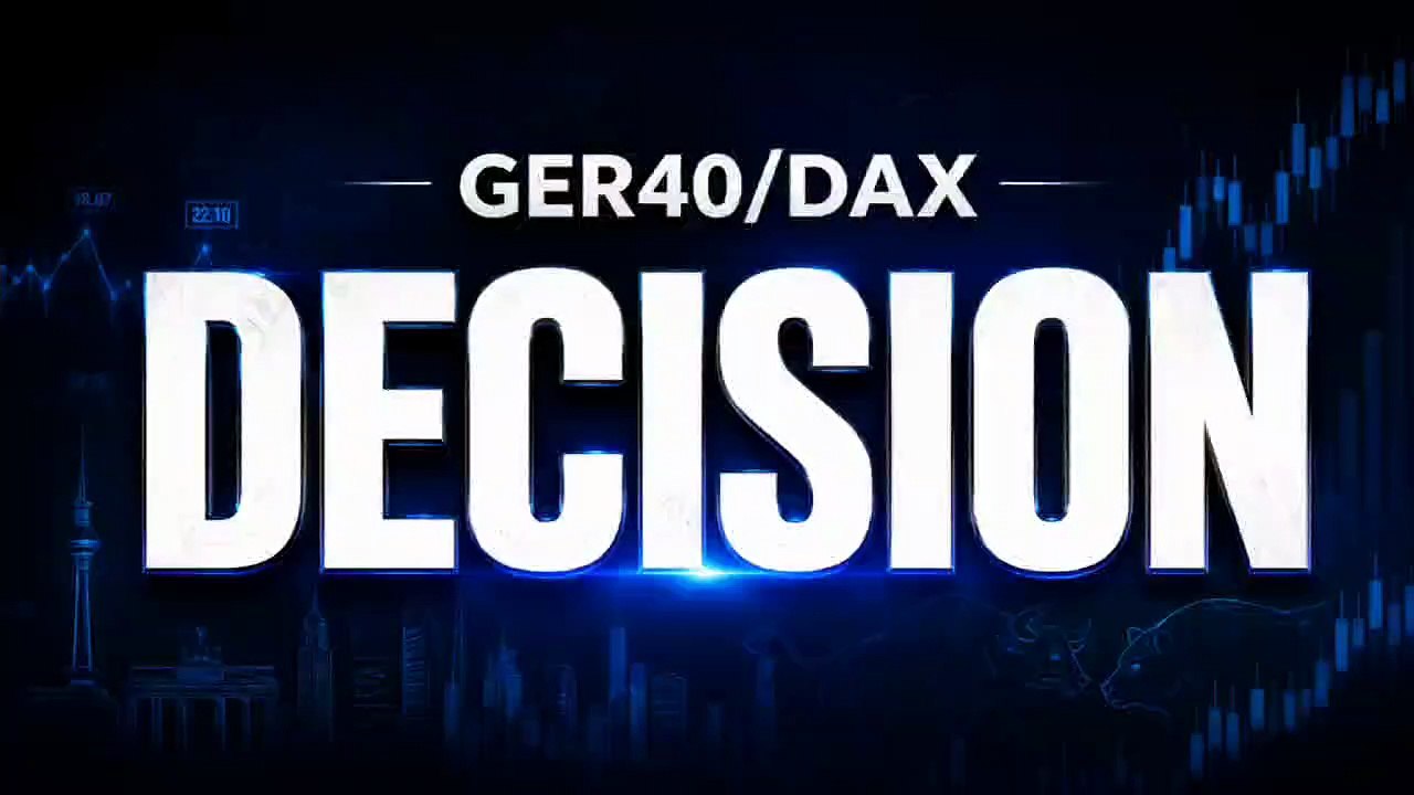GER40 / DAX Smart Money Analysis: Institutional Supply & Key Decision Point